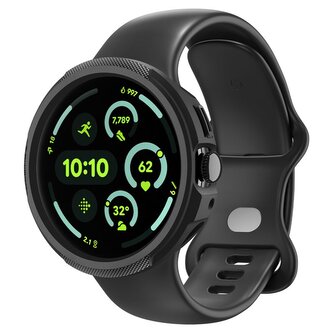 Spigen Liquid Air V2, matte black - Google Pixel Watch 4 45mm