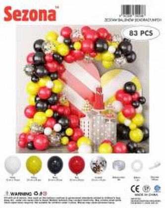 Balony 83szt