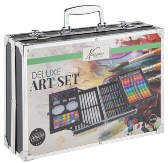 Sada na malování v kufříku, 132 ks, Delux
