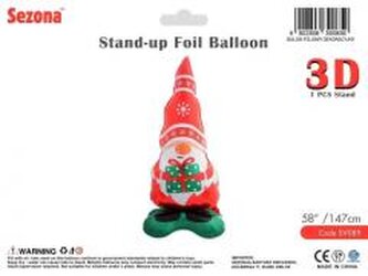 Balon Boże Narodzenie Krasnal świąteczny 147cm