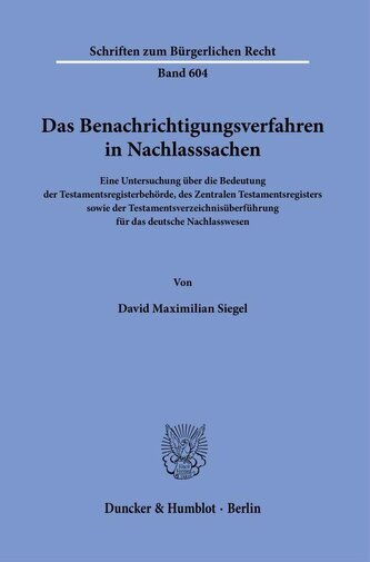 Das Benachrichtigungsverfahren in Nachlasssachen