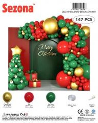 Balony Boże Narodzenie 147szt
