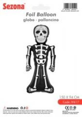 Balon Halloween Szkielet 150x94cm