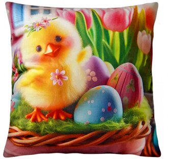 Velikonoční polštář HELLO EASTER VI. 45x45 cm  Mybesthome