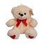 Pluszak 26 cm Miś kremowy z kokardą Walentynki DEEF 04306   DE