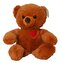Pluszak 23 cm Miś brązowy z serduszkiem Walentynki DEEF 04352   DE