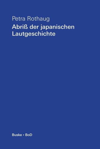 Abriss der japanischen Lautgeschichte