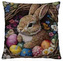 Velikonoční polštář EASTER RABBITS III. 40x40 cm Mybesthome