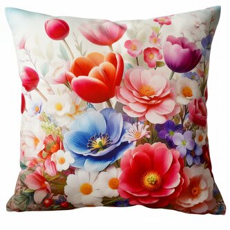 Dekorační polštář FLOWERS COLORFUL I. 40x40 cm  Mybesthome