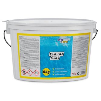 Chemie bazénová, Chlor šok, 5 kg, SILCO