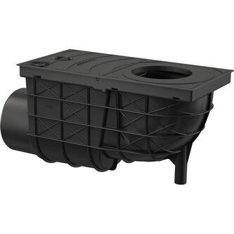 Lapač střešních splavenin boční DN Ø 110 mm, černá, ENPRO