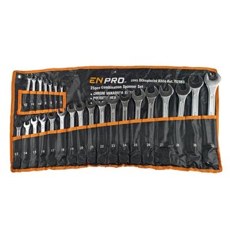 Klíče očkoploché 25 ks, 6 - 32 mm, ENPRO