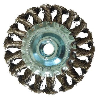 Kartáč radiální, copy, nerezový, 100 mm, M14, ENPRO