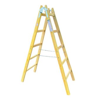 Štafle dřevěné PROFI, 5 příček, L = 166,5 cm, ENPRO