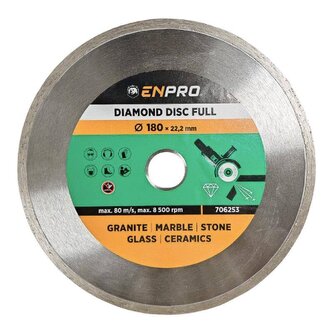 Kotouč diamantový plný Ø 180 x 22.2 mm, ENPRO