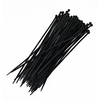 Pásky vázací, 400 x 4,8 mm, 50 ks, černá, ENPRO