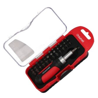 Šroubovák s bity + pouzdro DRAUMET  38 ks