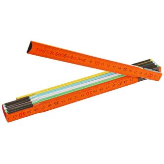 Metr skládací dřevěný PROFI, CE, barevný, 2 m ENPRO