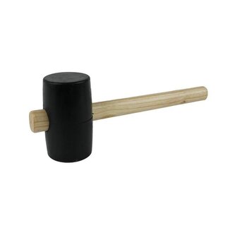 Palice gumová, 1000 g / 80 mm, dřevěná násada, ENPRO