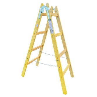 Štafle dřevěné PROFI, 4 příčky, L = 136,5 cm, ENPRO