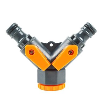 Rozdvojka s ventily pro 2 rychlospojky, ENPRO