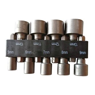 Adaptér sada 1/4", 5 - 13 mm, 9 ks, ENPRO