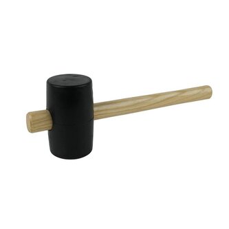 Palice gumová, 800 g / 65 mm, dřevěná násada, ENPRO