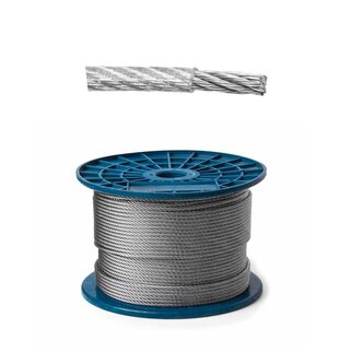 Lanko ocelové pozinkované v PVC, Ø 4/5 mm x 75 m, ENPRO