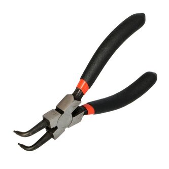 Kleště na segerovy kroužky vnější zahnuté FASTER TOOLS, 125 mm