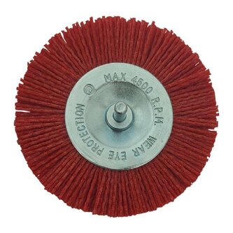 Kartáč okružní, nylonový, stopka, 100 mm, ENPRO