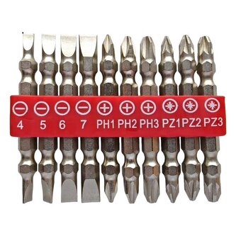 Bity oboustranné, SET, 10 ks, CrV, ENPRO