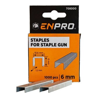 Spony EXTRA, 6 mm, 1000 ks, ENPRO