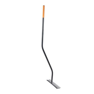 Hrábě kovové, 16 zubů, s násadou STEEL ENPRO