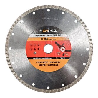 Kotouč diamantový turbo Ø 230 x 22.2 mm, ENPRO