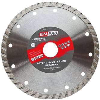 Kotouč diamantový turbo Ø 150 x 22.2 mm, ENPRO