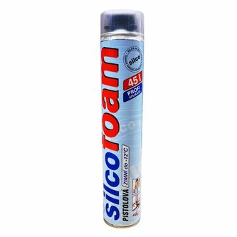 Pěna pistolová zimní, 750 ml, žlutá, SILCOFOAM