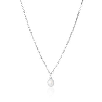 Elegantní stříbrný náhrdelník s barokní perlou Padua SJ-N2455-P Sif Jakobs