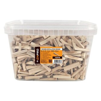 Klínky obkladačské dřevěné, 55 x 8 x 10 - 0 mm, 1000 ks, ENPRO