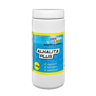 Chemie bazénová, Alkalita plus, 1,4 kg, SILCO