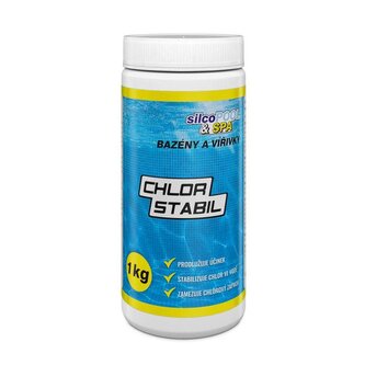 Chemie bazénová, Chlor stabil, 1 kg, SILCO