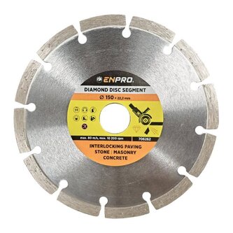Kotouč diamantový segment Ø 150 x 22.2 mm, ENPRO