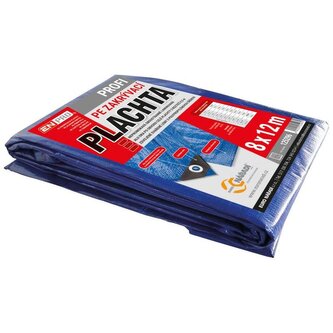 Plachta zakrývací PROFI, 8 x 12 m, 140 g/m², modro - stříbrná, ENPRO