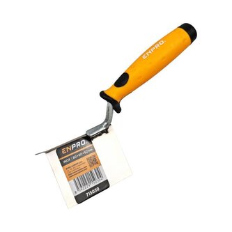 Lžíce nerez rohová, 80 x 60 x 60 mm, gumová rukojeť, ENPRO