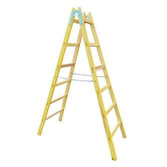 Štafle dřevěné PROFI, 6 příček, L = 196,5 cm, ENPRO