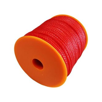 Provázek stavební pletený, 50 m, 2 mm, červený, ENPRO