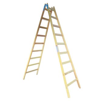 Štafle dřevěné, 9 příček, L = 286,5 cm, ENPRO