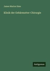 Klinik der Gebärmutter-Chirurgie