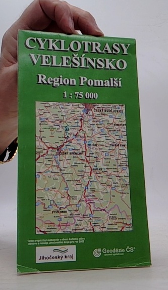 Cyklotrasy Velešínsko : Region Pomalší 1:75 000