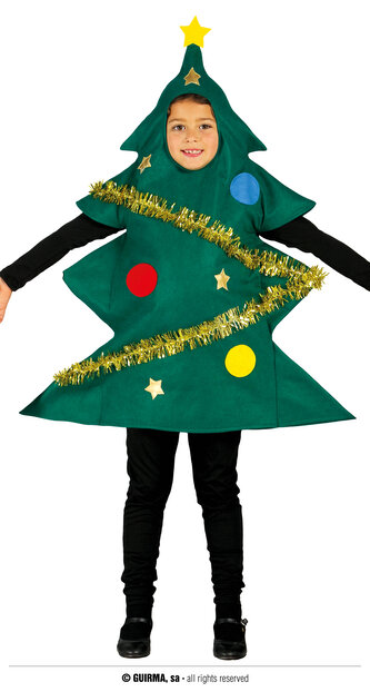 Dětský kostým vánoční stromek 7 – 9 let