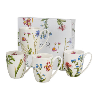 Komplet 4 kubki classic BARWY NATURY